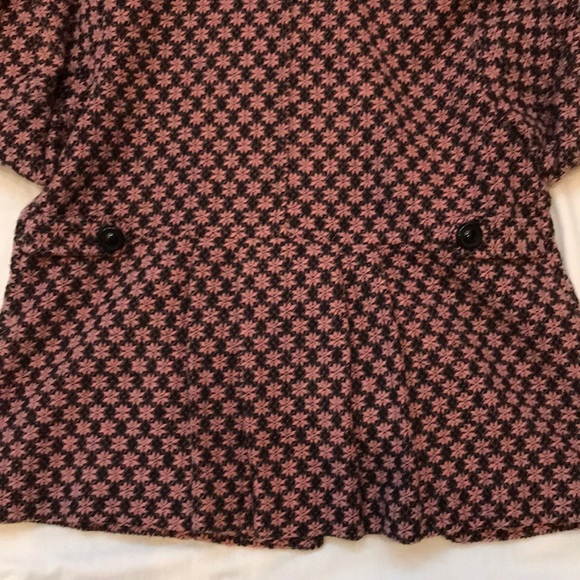 MAESTRO lined pea coat- 3- button front- size Med - Picture 4 of 7